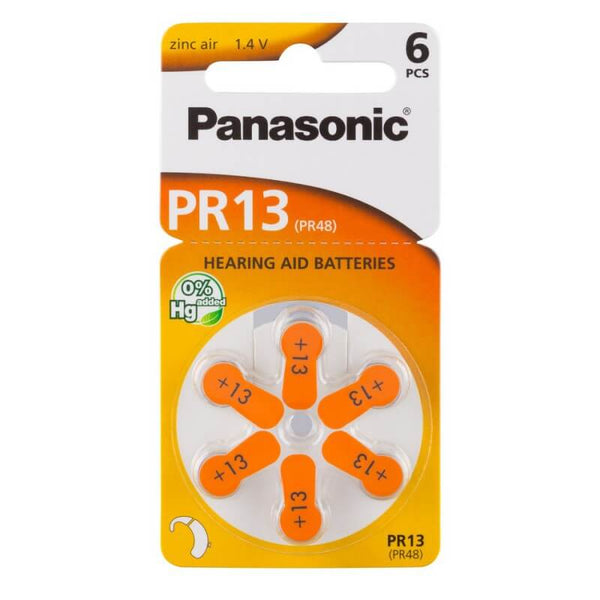 Panasonic Zubehör Hörgerätebatterien Panasonic PR 13